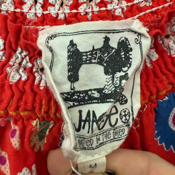 JAASE Red and White Ruffled Blouse 2 for $22 ❇️ - Picture 2 of 3